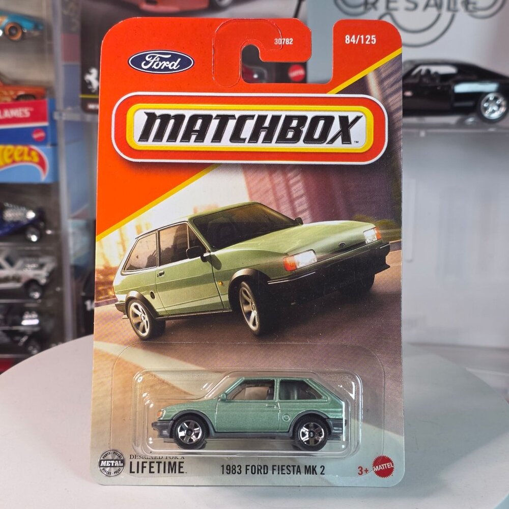 Matchbox 1983 Ford Fiesta MK2 Green Die-Cast Car NIP 84/125
